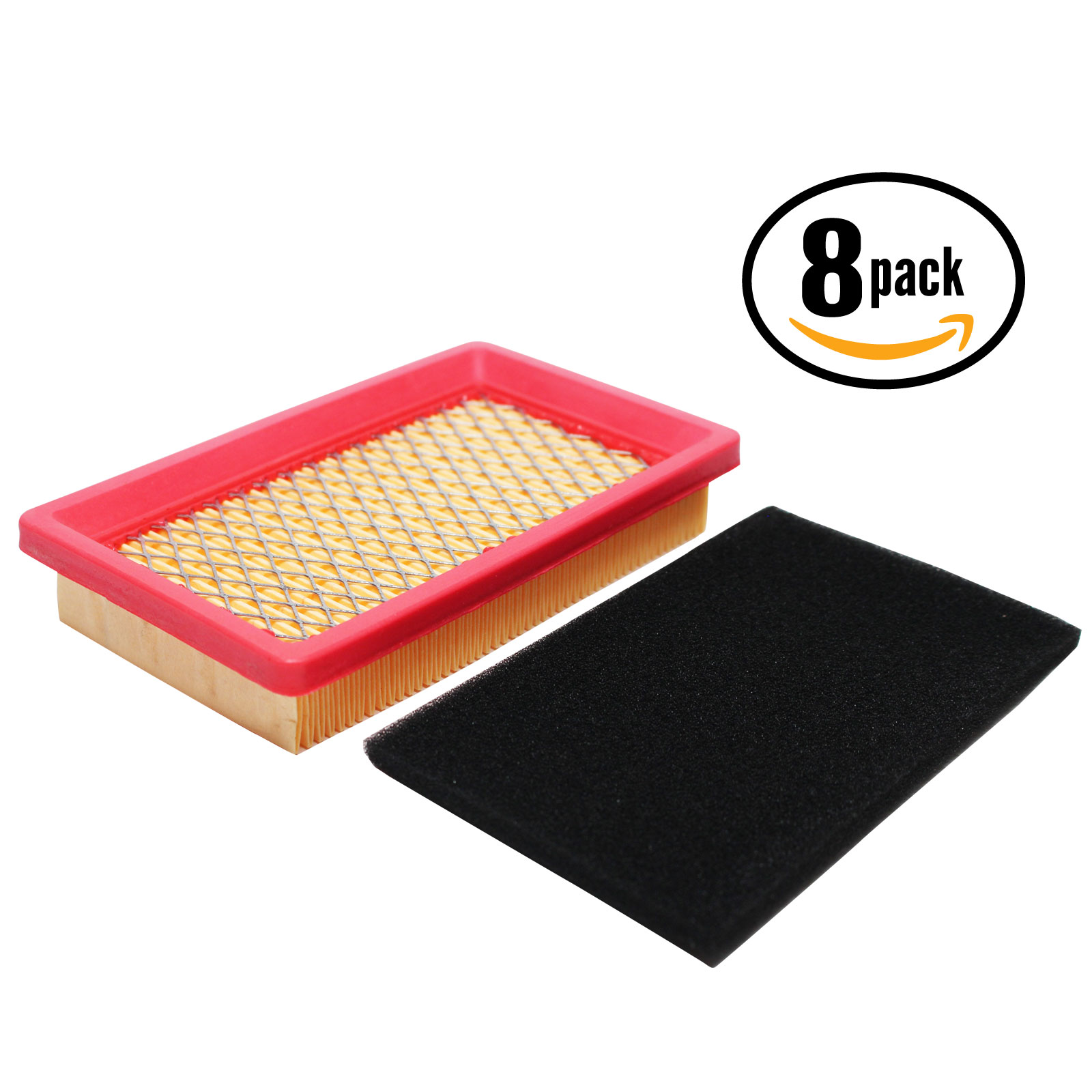 8-Pack Replacement for Kohler XT149-0036 Engine Air Filter and Pre Cleaner - Compatible with Kohler 1408301-S1 Filter & Pre-Filter