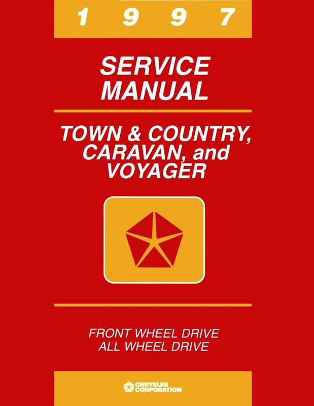 Bishko OEM Repair Maintenance Shop Manual Bound for Chrysler Town & Country 1997