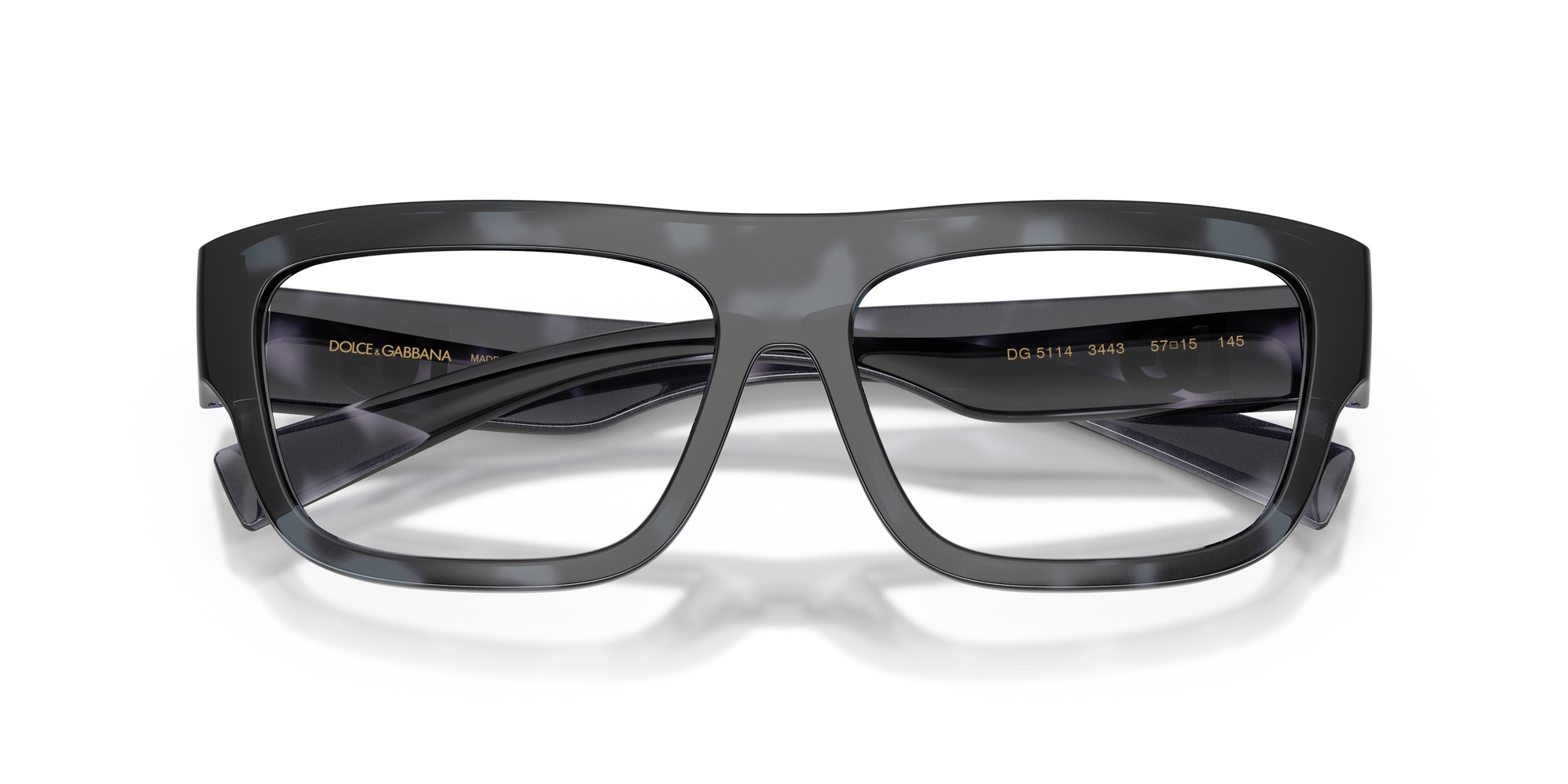 Dolce & Gabbana Mies Dolce & Gabbana DG5114 3443 Optiset Kehykset Injektoitu Sininen Läpinäkyvä Neliöity Normaali thumbnail