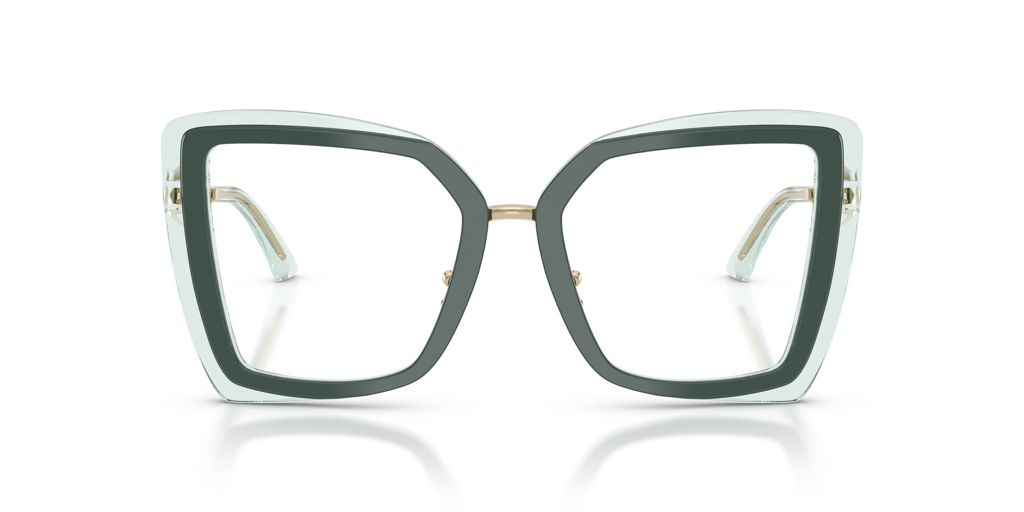 Jimmy Choo Nainen Jimmy Choo JC3059 5104 Optiset Kehykset Asetaatti Vihreä Läpinäkyvä Perhonen Normaali thumbnail