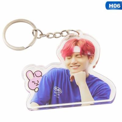 TURNTABLE LAB Hot Kpop Wings Album Bangtan Boys Acrylic Key Chain K-Pop Personalized Key Ring Pendant Keyring Keychain