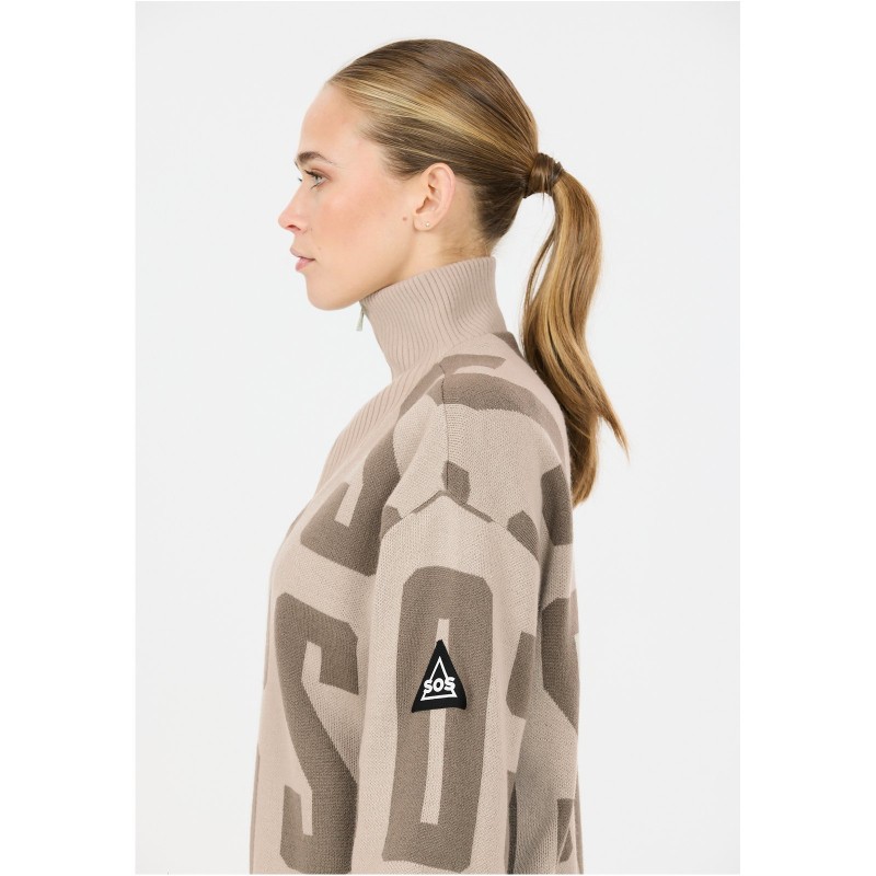 SOS Verbier Windstopper Strickpullover 3251 - London Fog L thumbnail