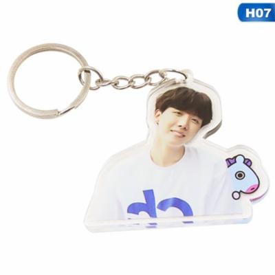 TURNTABLE LAB Hot Kpop Wings Album Bangtan Boys Acrylic Key Chain K-Pop Personalized Key Ring Pendant Keyring Keychain