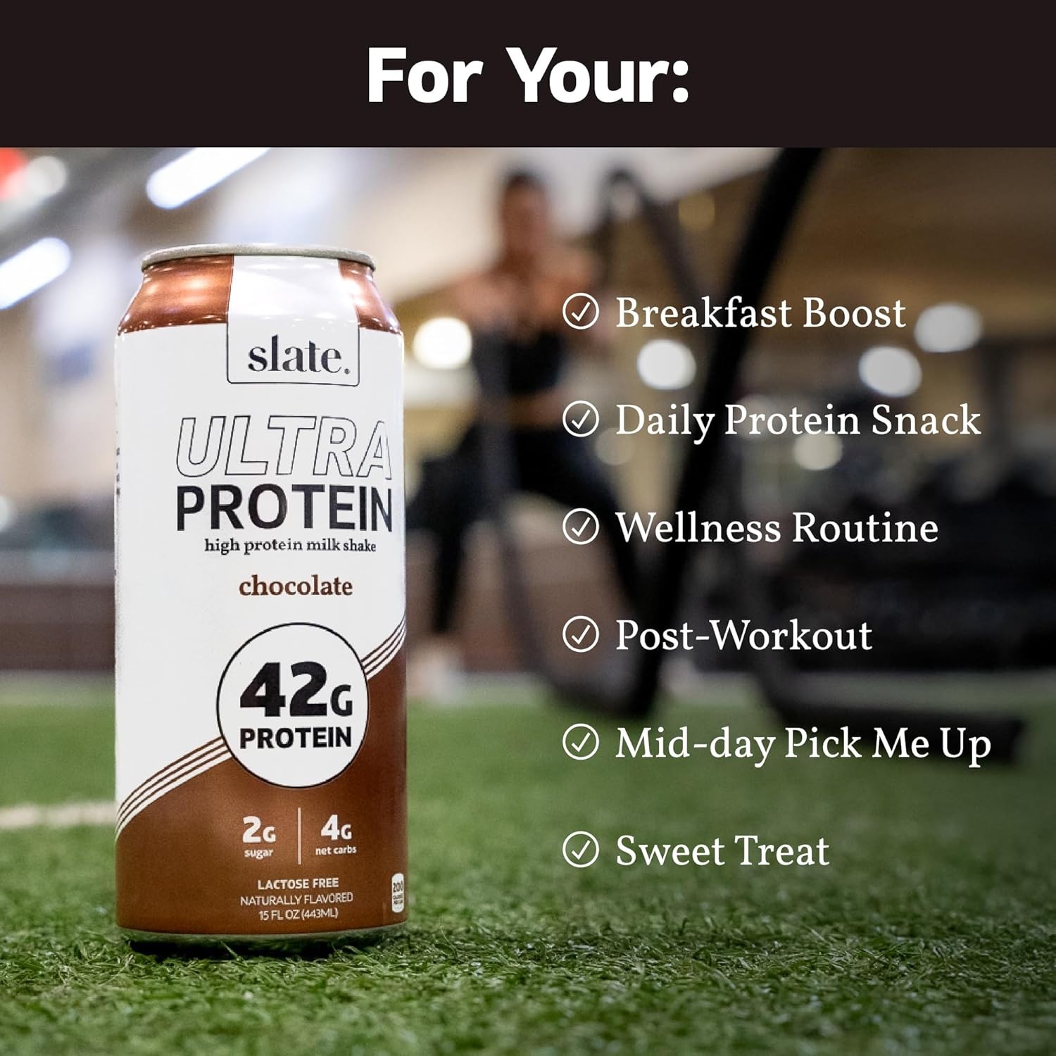 Slate Milk Chocolate Ultra 42g Protein Shake - 15 Fl Oz Can thumbnail