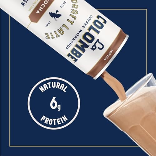 La Colombe Draft Latte Variety Pack, 9 Fl Oz Cans - Mocha, Caramel, Vanilla & Strawberry Mocha, Ready-to-Drink, on-the-Go Cold Brew (Pack of 12) thumbnail