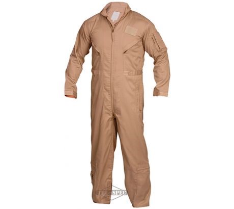 Tru-Spec 27-p Basic Flight Suit, Tru 27-P Khaki, Medium-Long 2662024