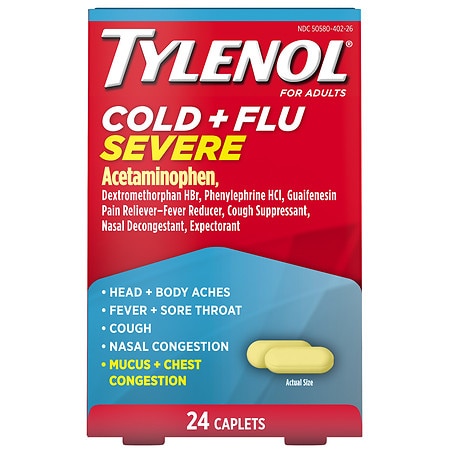 Tylenol - Cold & Flu Sever 24 Cap