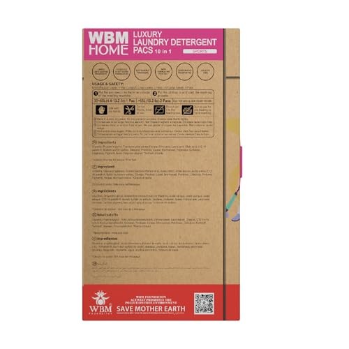 WBM Laundry Detergent Pods  Autumn Scent – 32 Pods in Recycleable Packaging for 10x Ultra Power Cleaning  Odor Defense for Activewear & Sports Shirt thumbnail