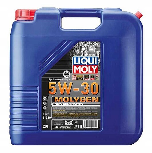 LIQUI MOLY 21320 Engine Oil Molygen New Generation 5W-30 Capacity: 20l