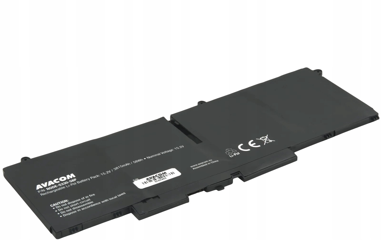 Batéria Avacom Pre Dell Latitude 5330, 5530 Li-Pol 15, 2 V 3815mAh 58Wh…
