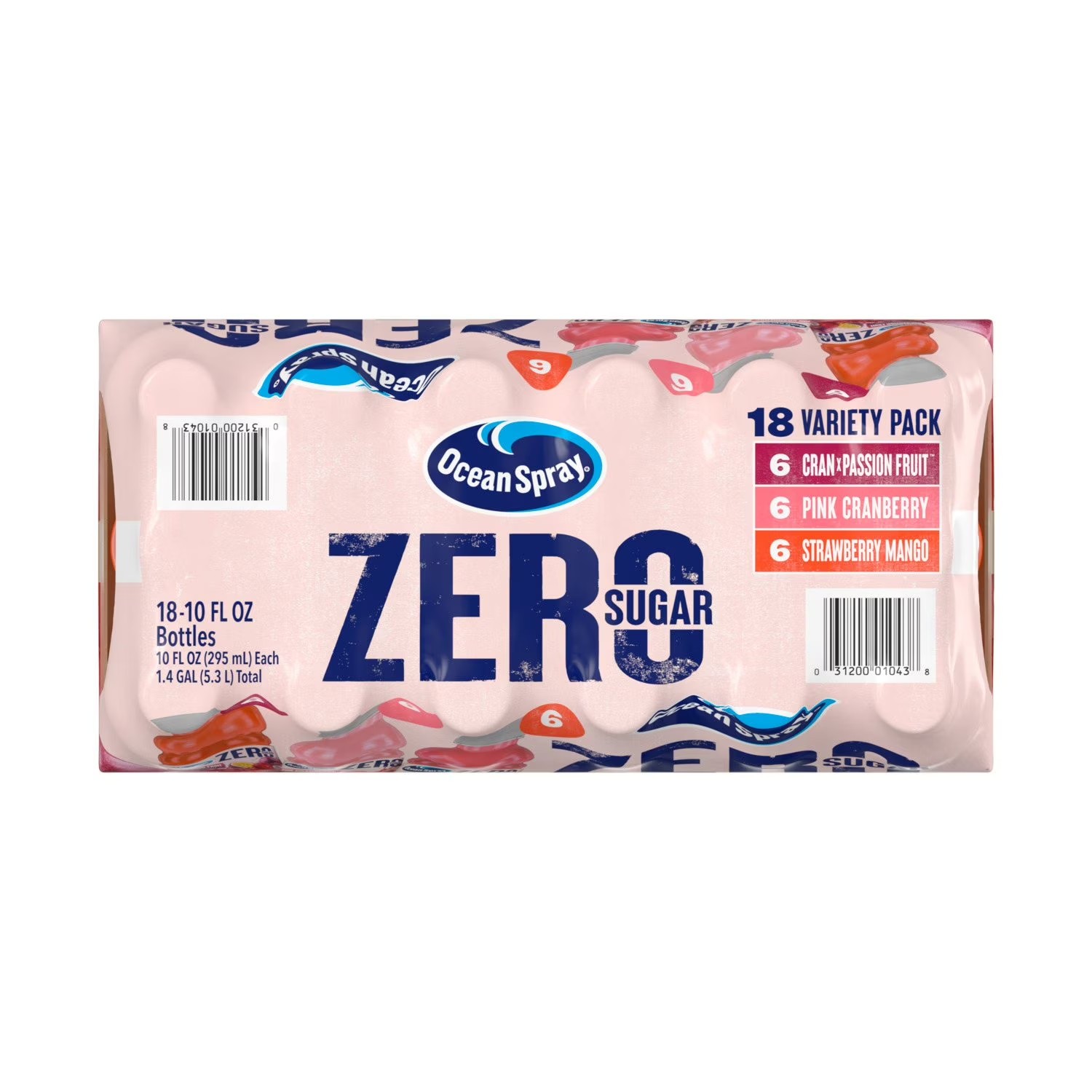 Ocean Spray Zero Sugar Juice Variety Pack, 10 Fl. Oz., 18 Pk thumbnail