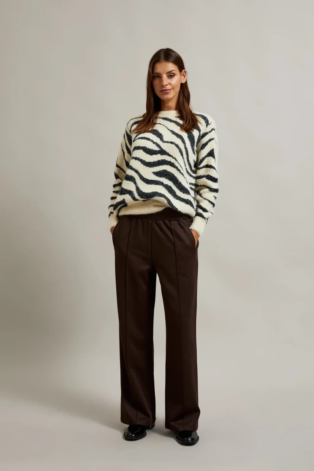 Marisse Women's Sweater Z-Sw-4542 Off White thumbnail