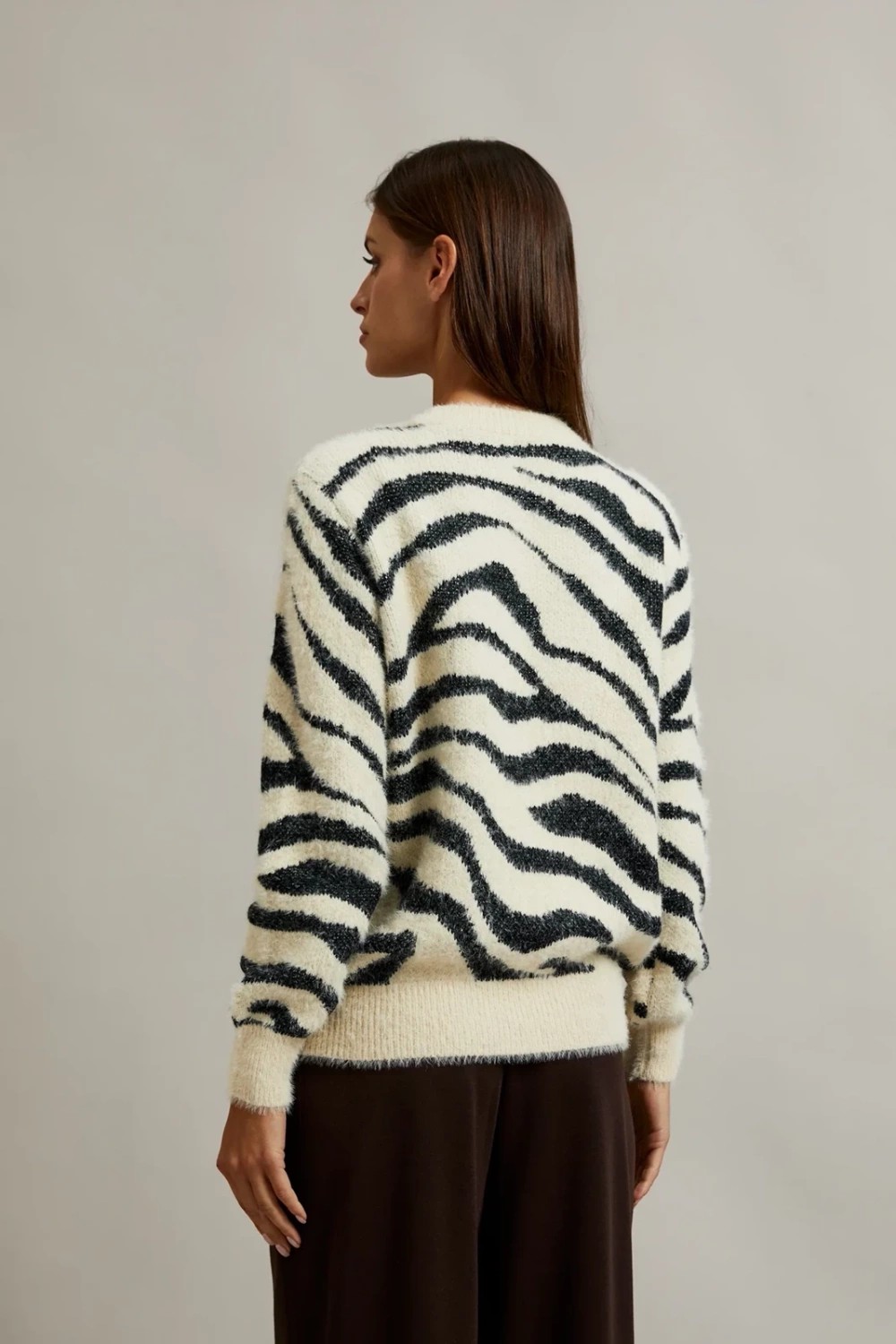 Marisse Women's Sweater Z-Sw-4542 Off White thumbnail