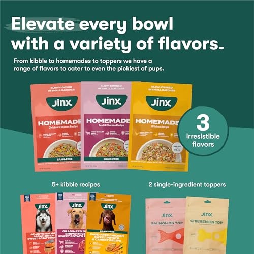 Jinx Beef & Chicken Grain Free Wet Dog Food Pouches, Meal or Dog Food Topper Mix-in, Made with Real Beef & Chicken, Bone Broth, No Fillers - Puppy, Ad thumbnail