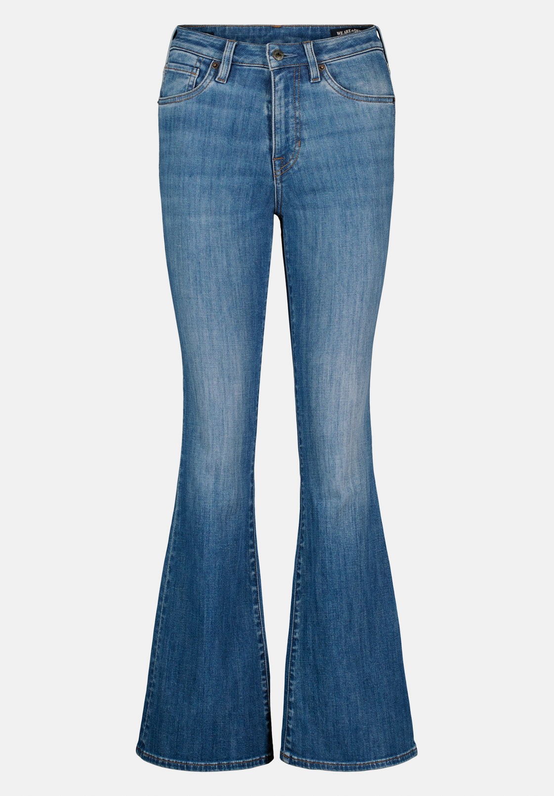 Buffalo Jeans Women's High Rise Flare Joplin Jeans, Vintage Blue - Size: 33
