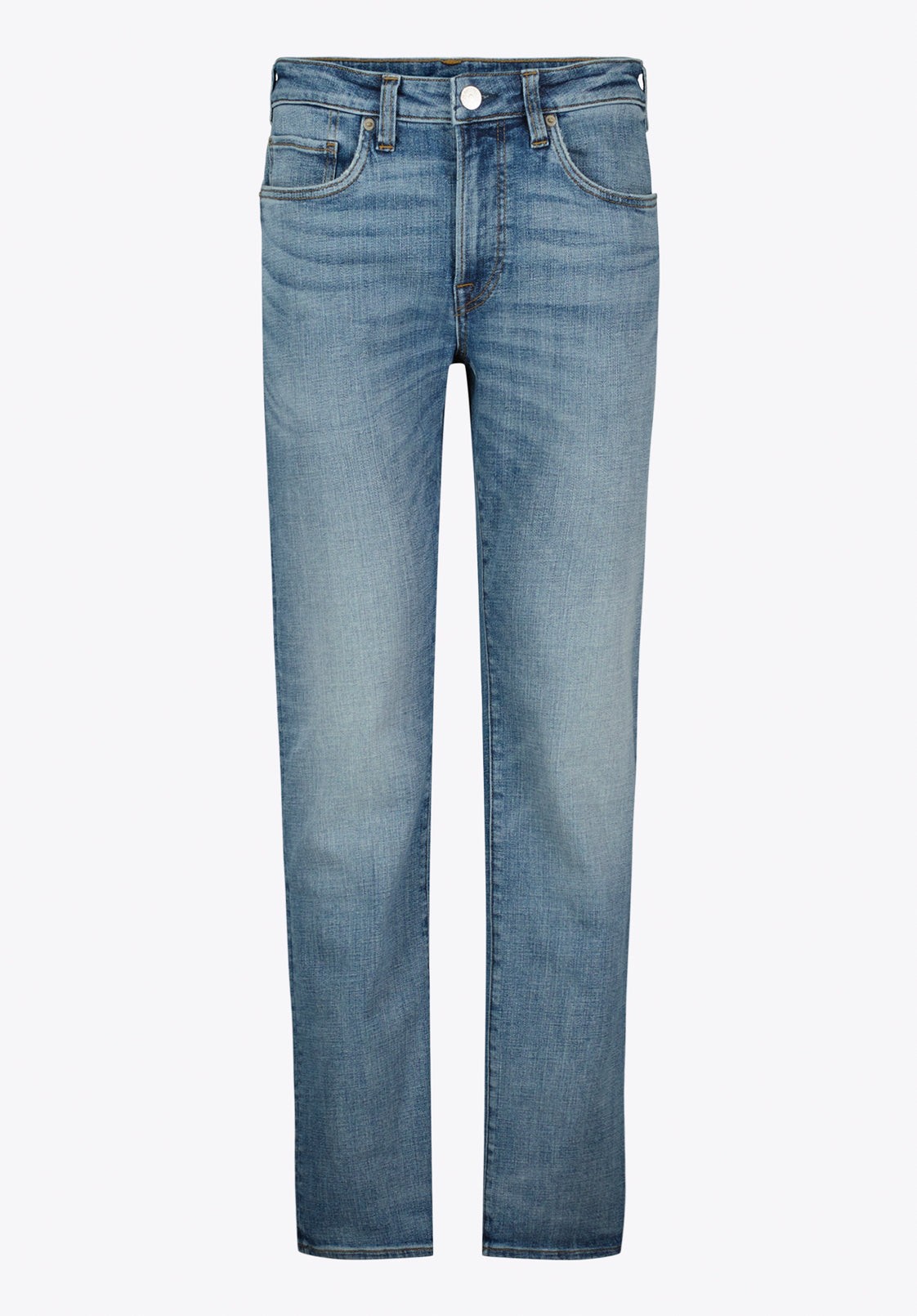 Buffalo Jeans Men's Relaxed Straight Driven Jeans, Worn Out Blue - Size: 33
