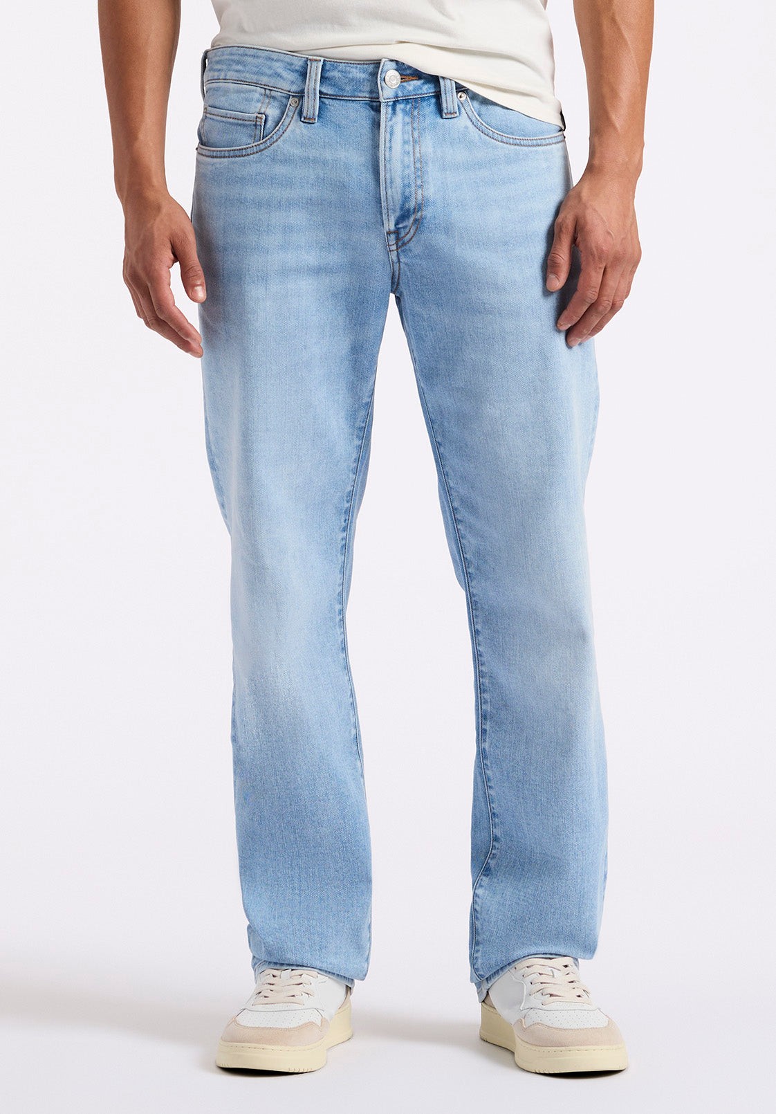 Buffalo Jeans Men's Relaxed Straight Driven Jeans, Light Blue - Size: 33 thumbnail