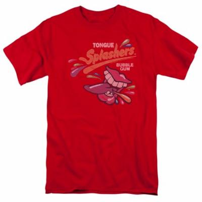 Dubble Bubble/distress Logo-s/s Adult 18/1 - Red - 4x