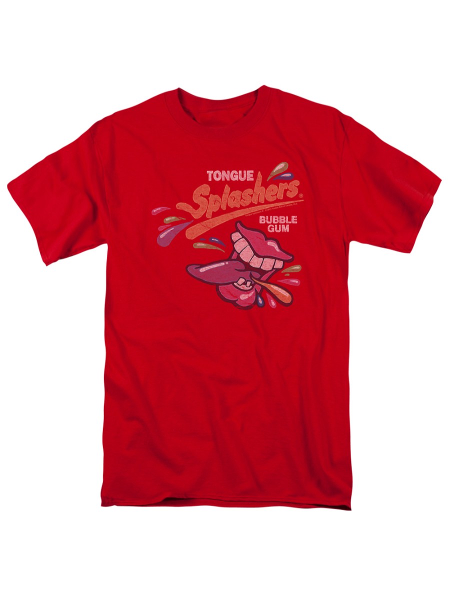 Dubble Bubble Nostalgic Candy Distress Logo Adult T-Shirt Tee