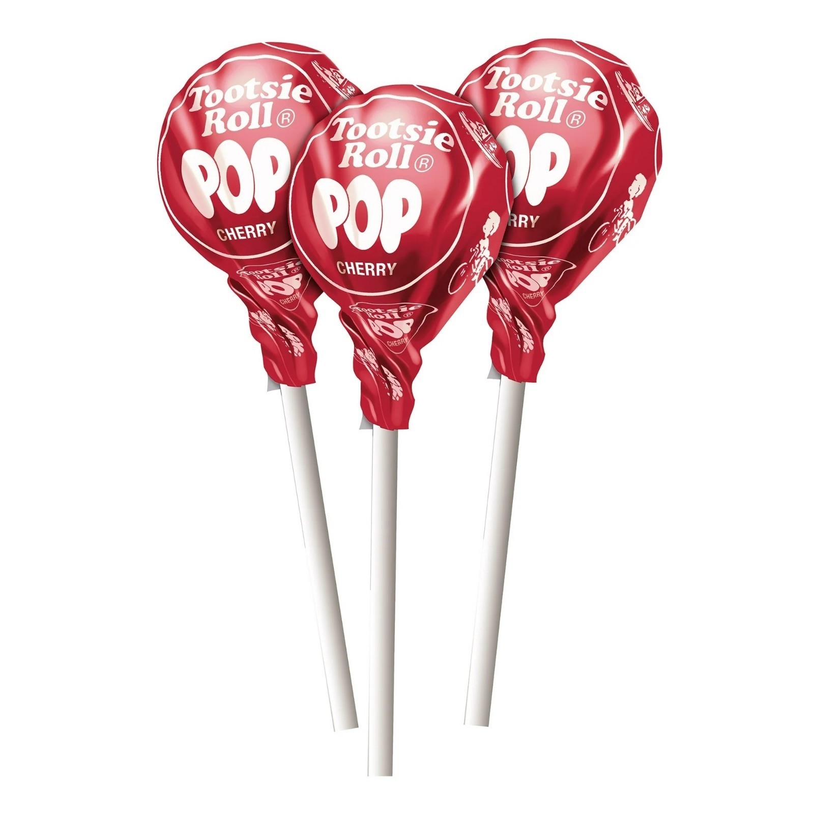 Tootsie Roll Pops Cherry & Watermelon 5 Count Bouquet Valentine's Day Lollipops thumbnail