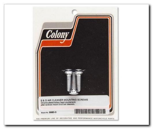 Colony 9980-3 S and S Air Cleaning Cover Mounting Screw Kit