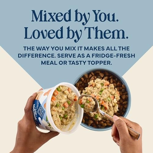 Blue Buffalo Love Made Fresh Natural Adult Dog Food, Refrigerated, Chunky Chicken Stew with Carrots and Peas, Fresh Dog Food, Ready-to-Serve, 1-lb Tub thumbnail