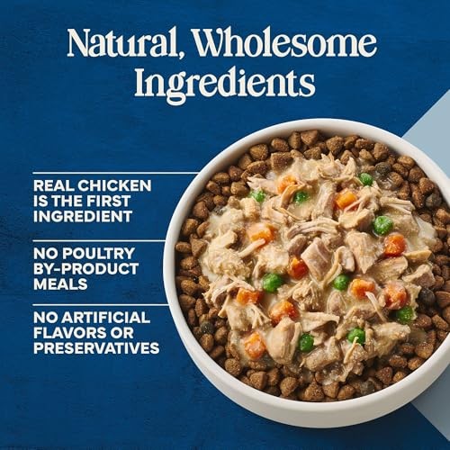Blue Buffalo Love Made Fresh Natural Adult Dog Food, Refrigerated, Chunky Chicken Stew with Carrots and Peas, Fresh Dog Food, Ready-to-Serve, 1-lb Tub thumbnail
