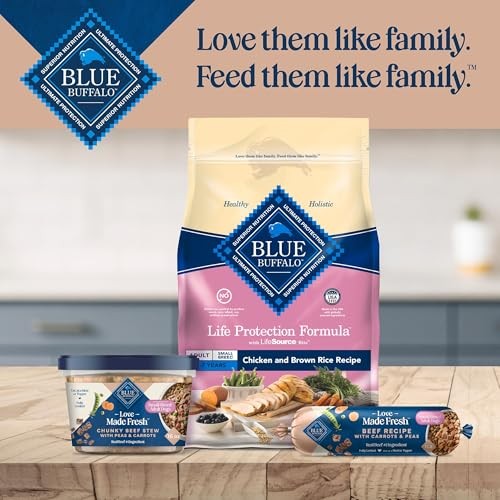 Blue Buffalo Love Made Fresh Natural Adult Dog Food for Small Breed Adult Dogs, Refrigerated, Chunky Beef Stew with Carrots and Peas, Fresh Dog Food,  thumbnail