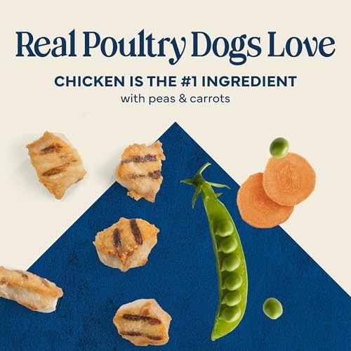 Blue Buffalo Love Made Fresh Natural Adult Dog Food for Small Breed Adult Dogs, Refrigerated,Chicken with Carrots and Peas, Fresh Dog Food, Ready-to-S thumbnail