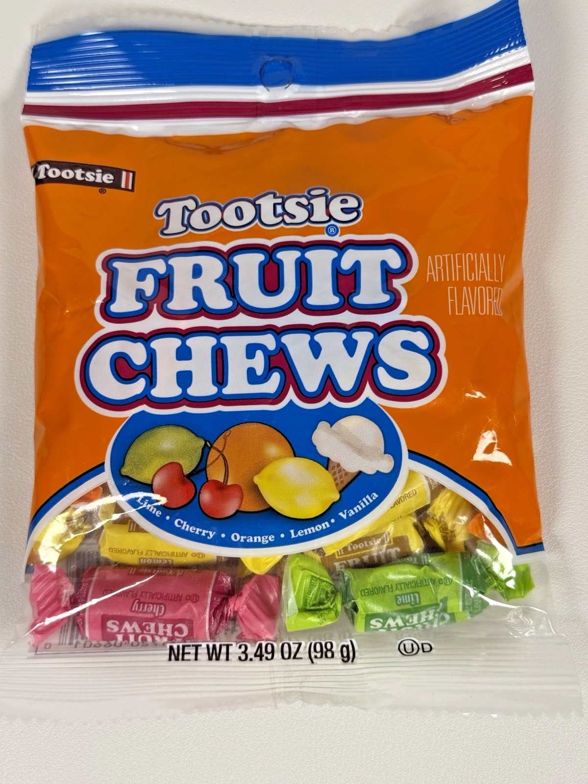 Tootsie Roll Fruit Chews Candy Assorted Fruit Flavors Gluten Free