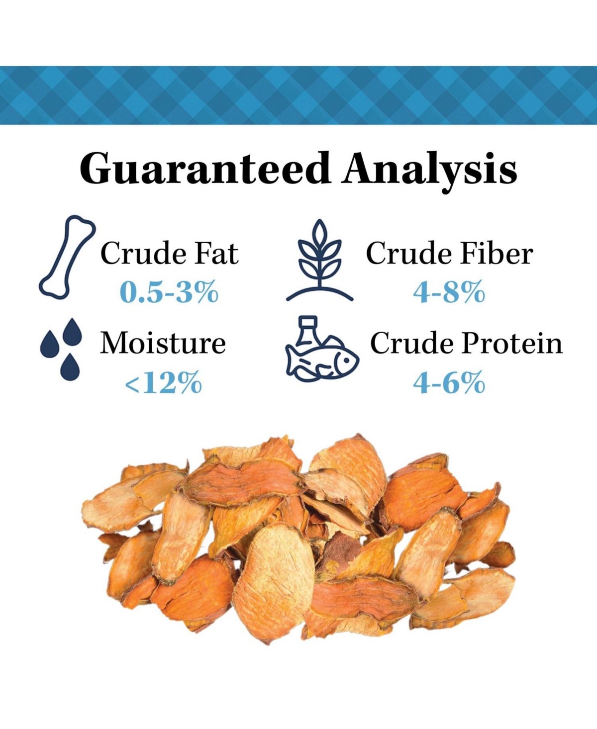 Country Living Sweet Potato Chips Dog Treats â 8oz Bag â 100% Natural - Yellow Bag thumbnail