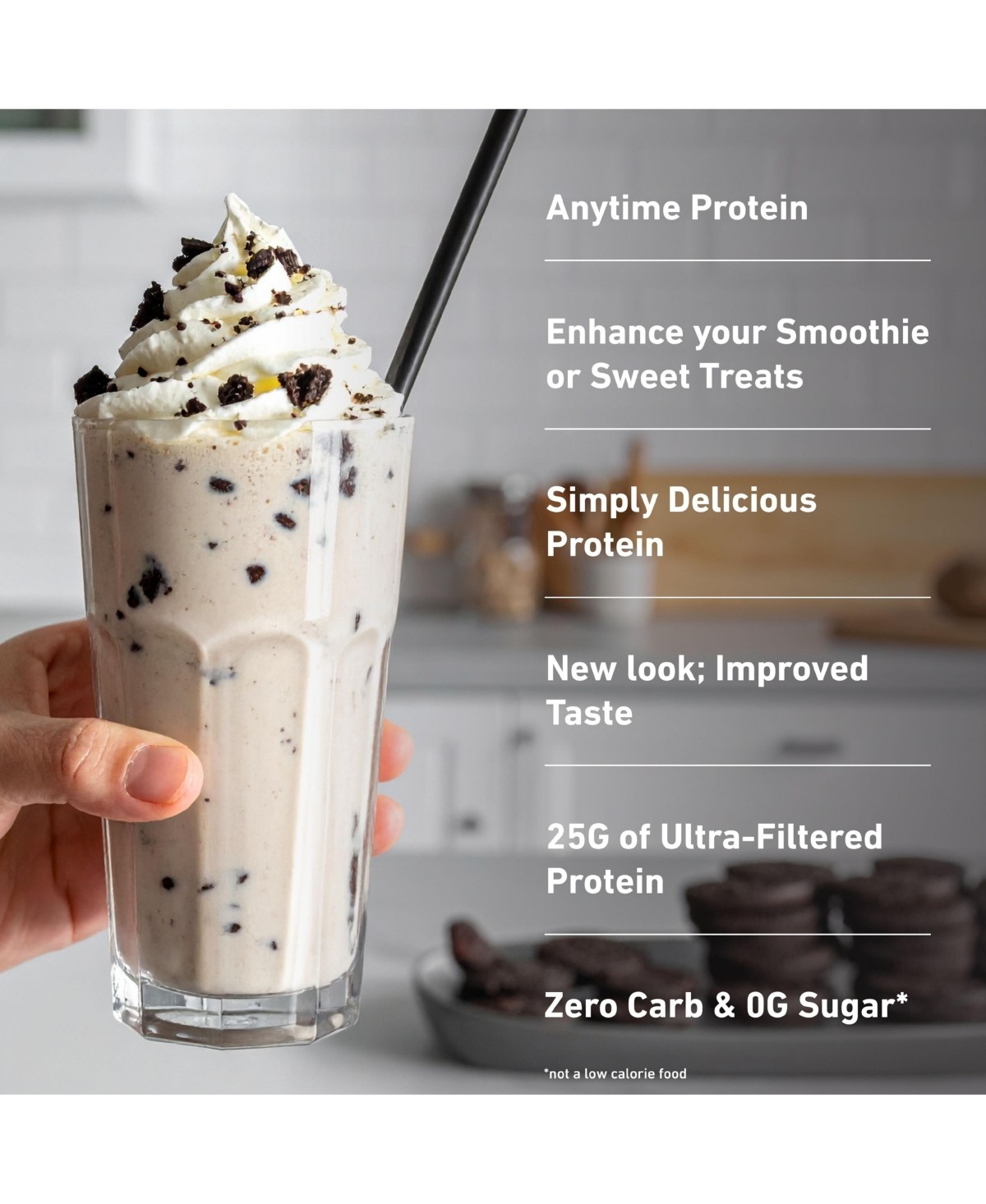 Isopure Zero Carb 100% Pure Whey Isolate Protein Powder - Cookies & Cream - 25g Protein - 15 Servings - 1.02lbs thumbnail