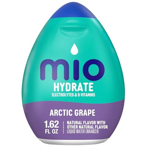 Mio Hydrate Arctic Grape Flavored with Other Natural Flavor Liquid Water Enhancer, 1.62 Fl Oz Bottle