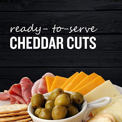 Cracker Barrel Cracker Cuts Extra Sharp Yellow Cheddar Cheese Slices, 24 Ct Tray thumbnail