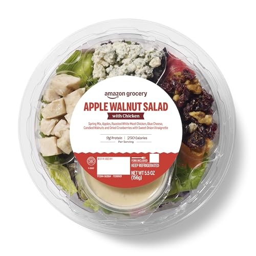 Amazon Grocery, Apple Walnut Salad with Chicken, 5.5 Oz (Previously Amazon Fresh Brand, Packaging May Vary)