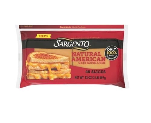 Sargento Natural American Cheese Slices, 2 Lbs