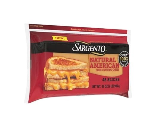 Sargento Natural American Cheese Slices, 2 Lbs thumbnail