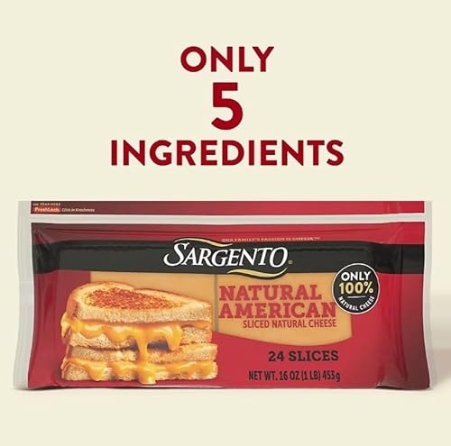 Sargento Natural American Cheese Slices, 2 Lbs thumbnail