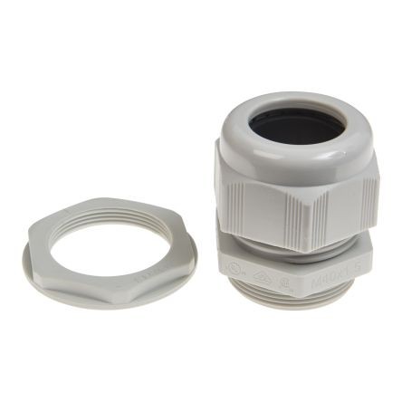 Schneider Electric ISM Series Grey Polyamide 6 Cable Gland, M40 Thread, 19 Mm Min., 28 Mm Max., IP68