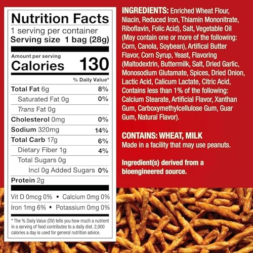 Dot's Homestyle Pretzels Original Seasoned Pretzel Twist Snack, 1oz Individually Sized Bag (10 Count) thumbnail