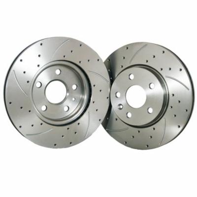 FLPX Front Proformance Drilled Slotted Brake Rotor Fit Volkswagen Scirocco 84 - 89