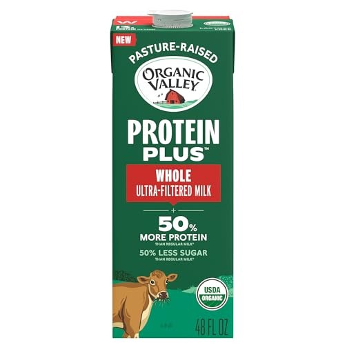 Organic Valley Protein Plus Organic Whole Ultra-Filtered Milk, 48 Fl Oz