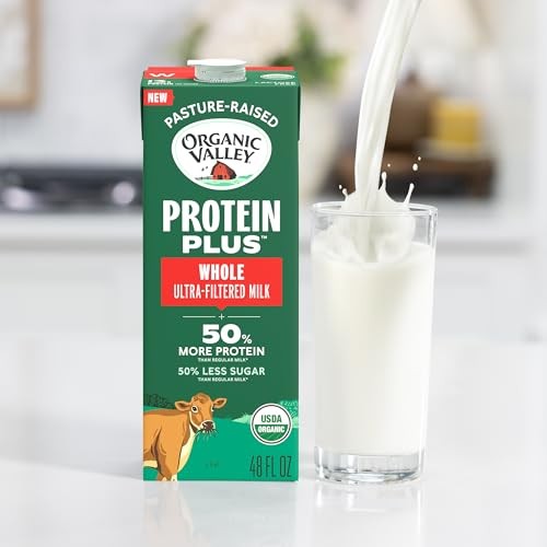 Organic Valley Protein Plus Organic Whole Ultra-Filtered Milk, 48 Fl Oz thumbnail