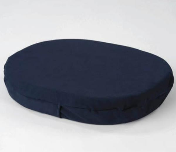 Hermell 5509-14K 14 in. Memory Foam Donut Cushion, Navy - Small