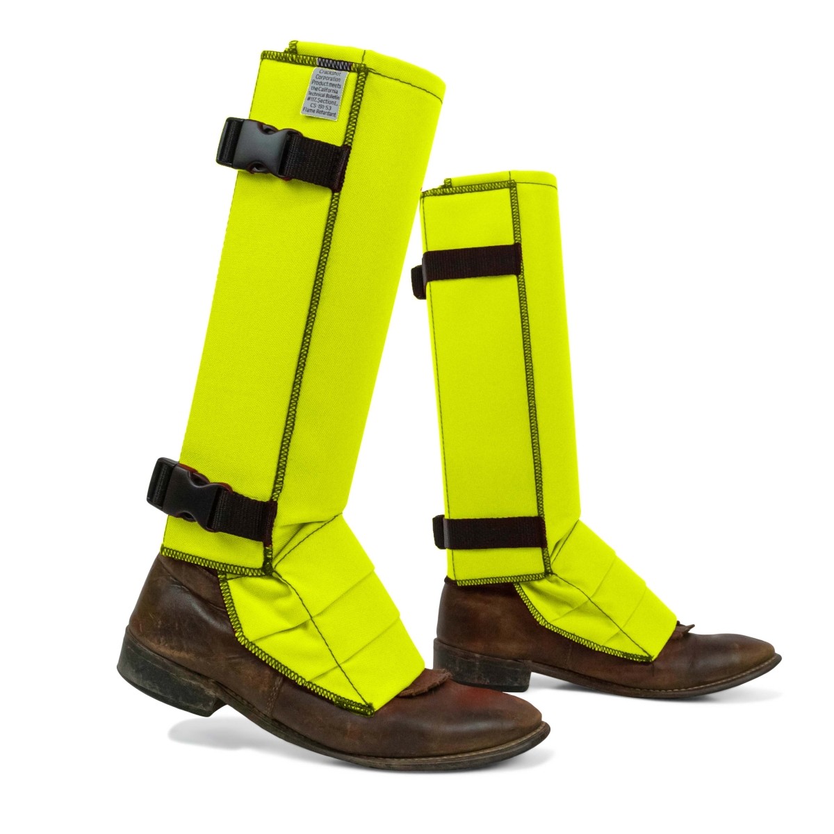 Crackshot R-2292 Snake Guardz Snake Proof Gaiters, Safety Yellow - Large