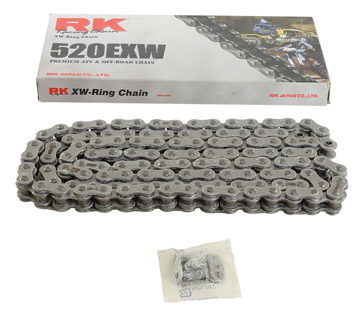 New RK 520EXW Chain 120 Link for Gas-Gas EC 125 03-15, EC 200 03-10, EC 250 4T 10 12, EC 300 01-12, EC 450 FSR 07 09, FSE 450 03-06, MC 250 01-09, TXT