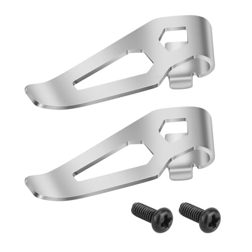 Belt Clips, 2pcs 42-70-0490 Drill Tool Clips Hook Kit with Screws Fit for Hex Screwdrive, Drill Driver, 12 Volt Power Tools