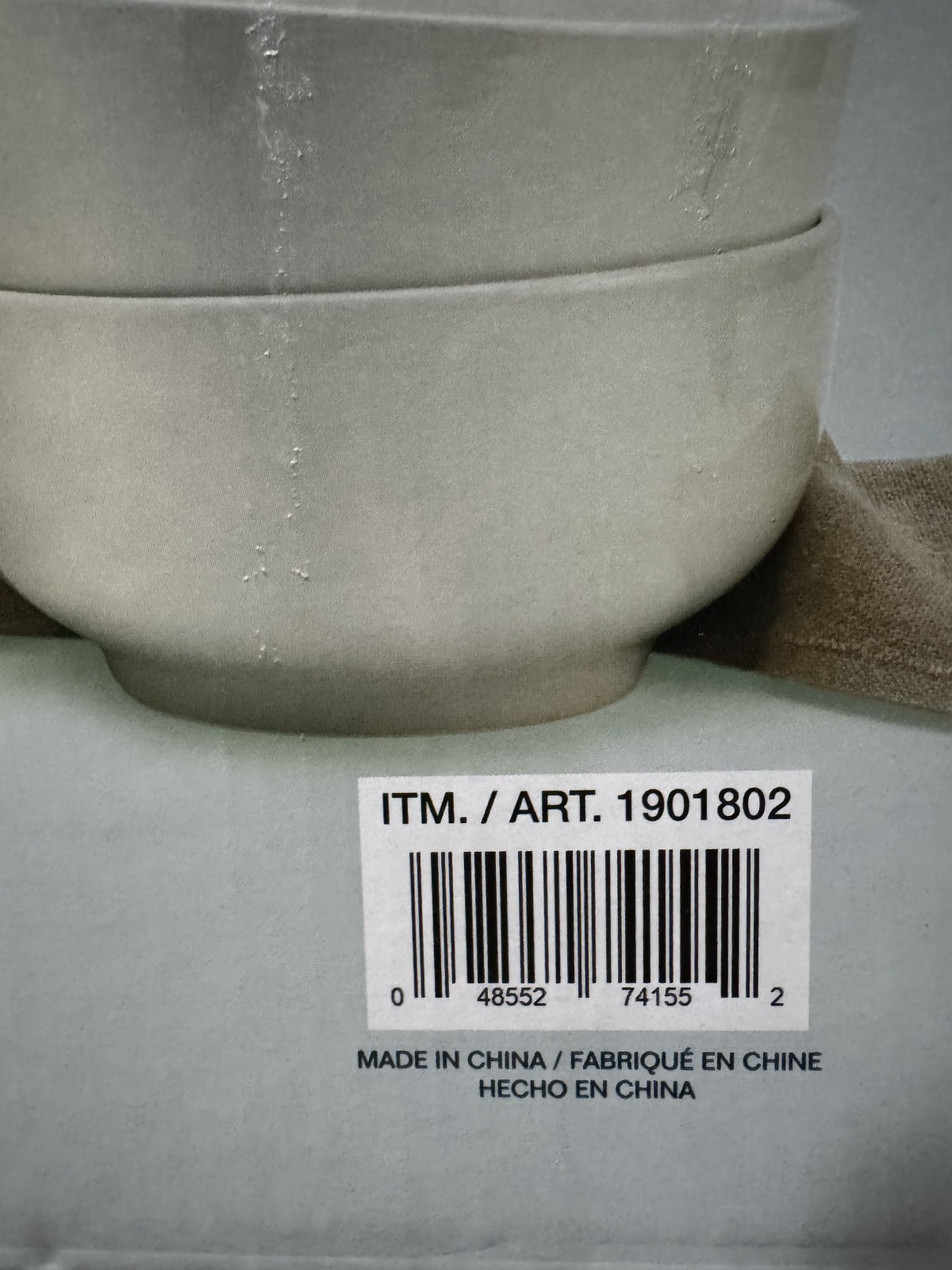 ?Denmark 4-piece White All Purpose Durable Vitrified Porcelain Bowls Ramen, Salad