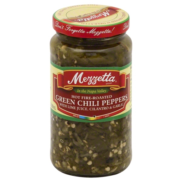 Hot Fire-roasted Green Chili Peppers