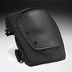 Knee Pad, Flexible, Foam Pad, Fabric Cap, Quick Release Buckle Closure, 2 Straps, Black, Universal